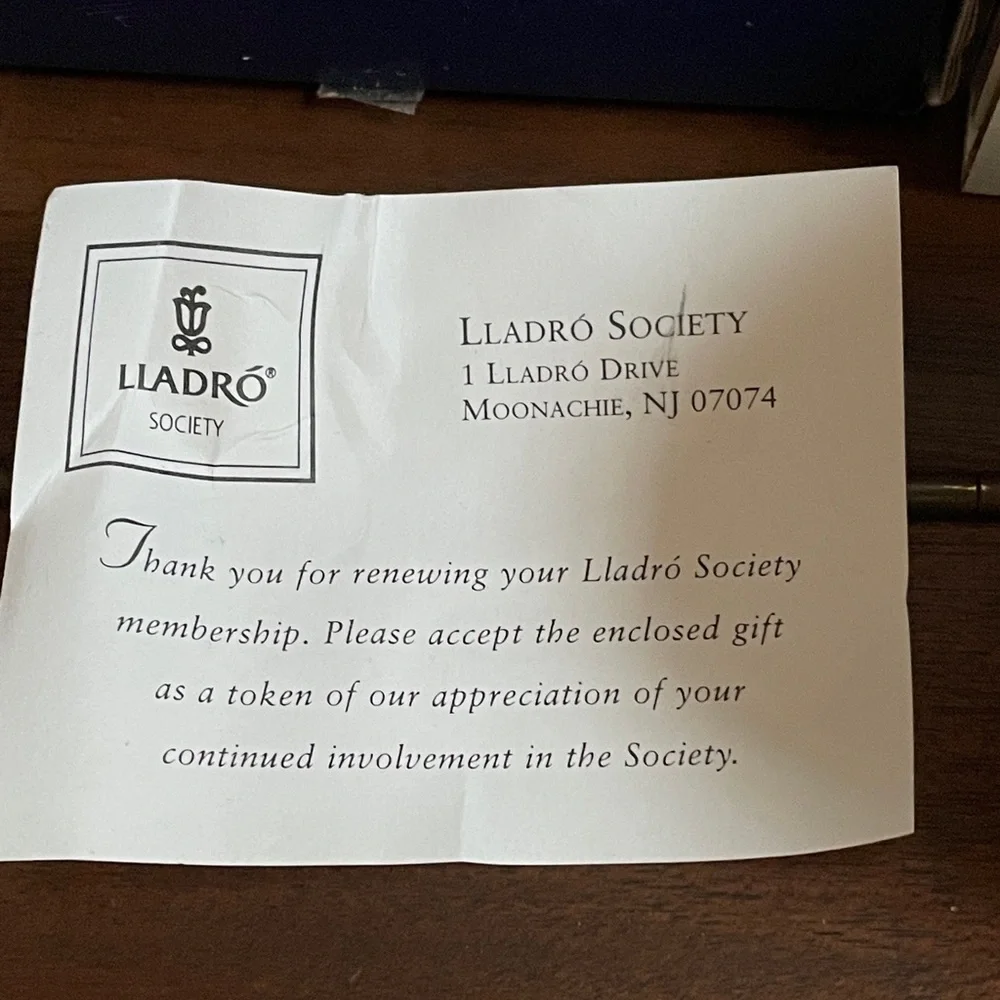 Lladro Collectors Society 1998 Member Gift Dolphins Swimming Cup Candle Holder - Picture 6 of 13